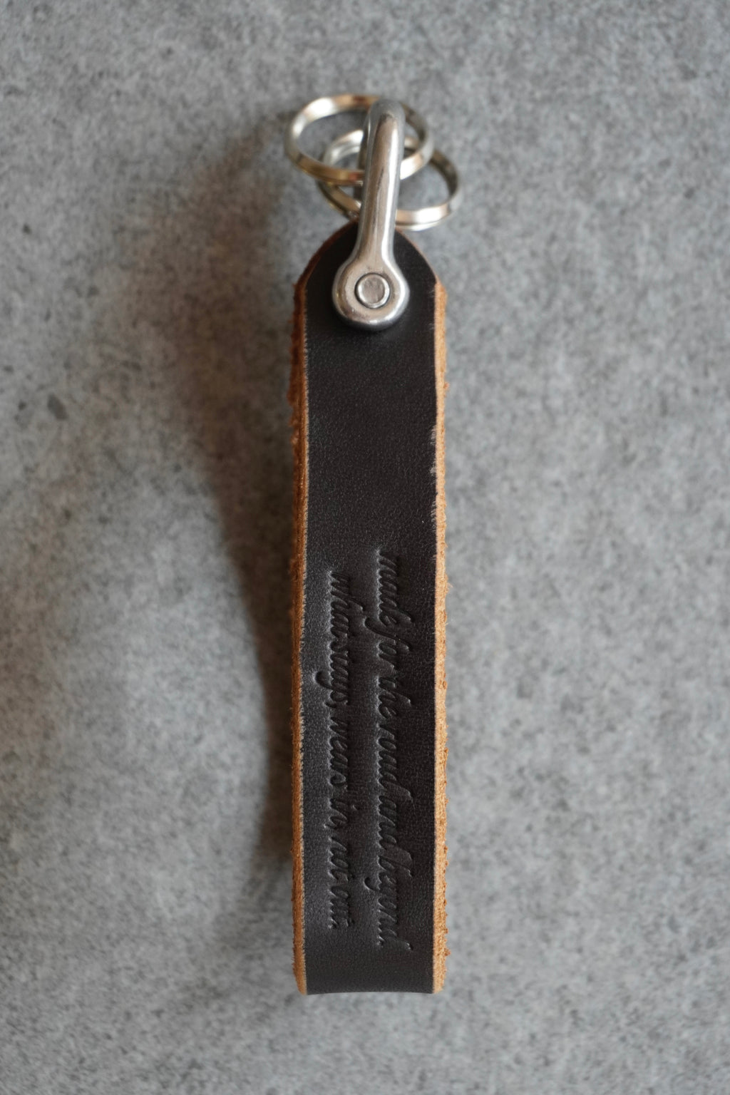 leather loop key ring【S】