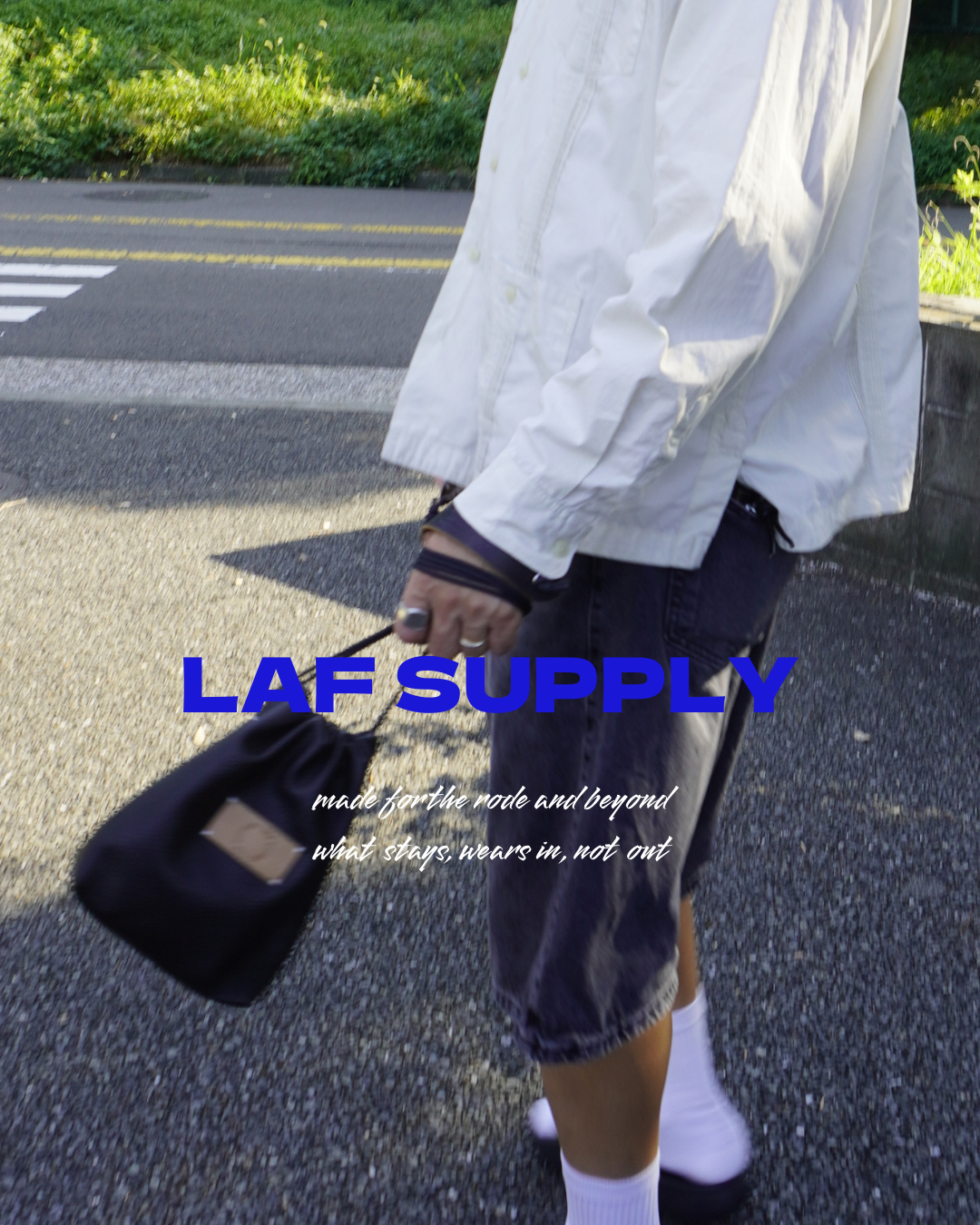 leather drawstring bag